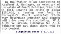 Schlager, Jacob 1st Article